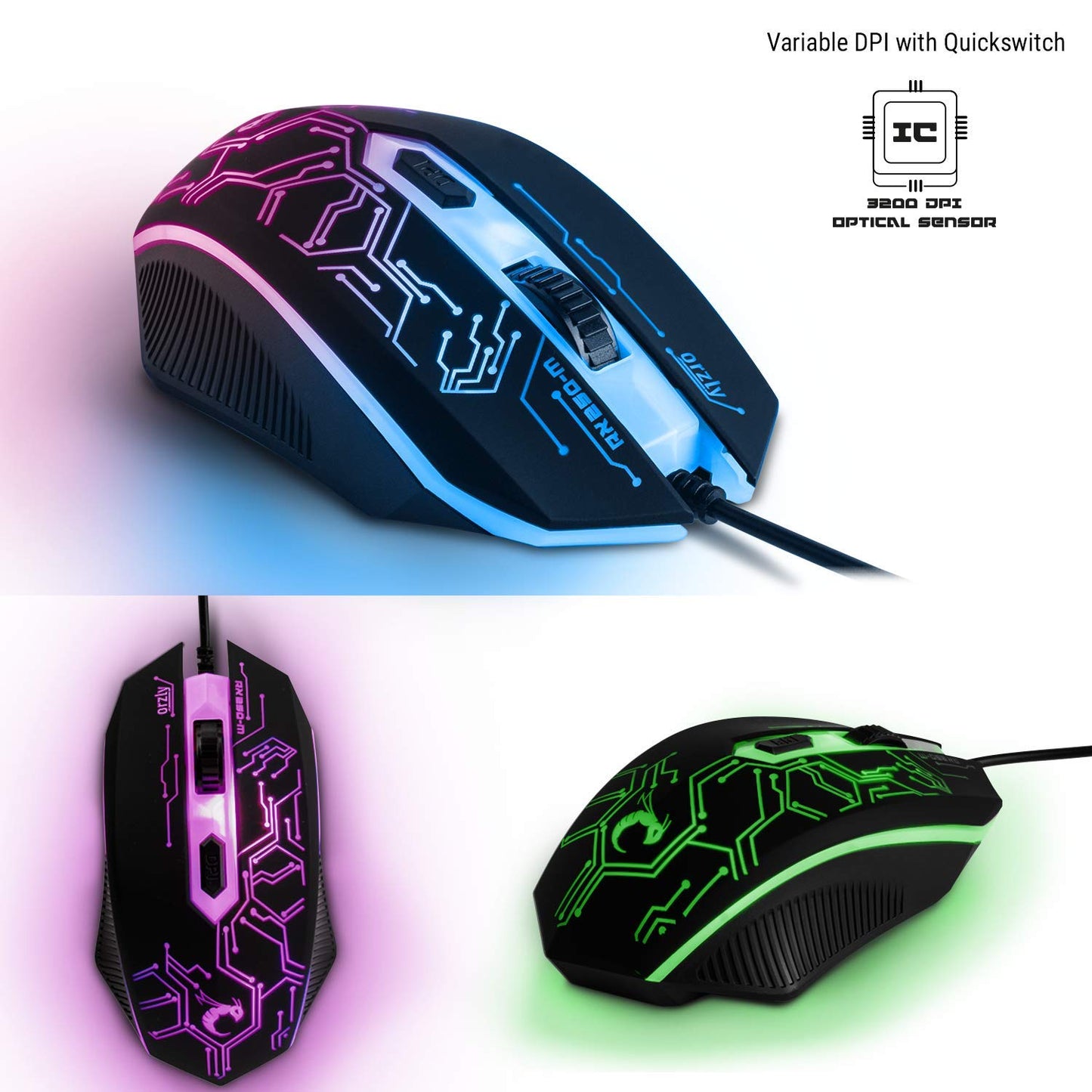 Hornet RX-250: 4-in-1 RGB Gaming Gear Bundle
