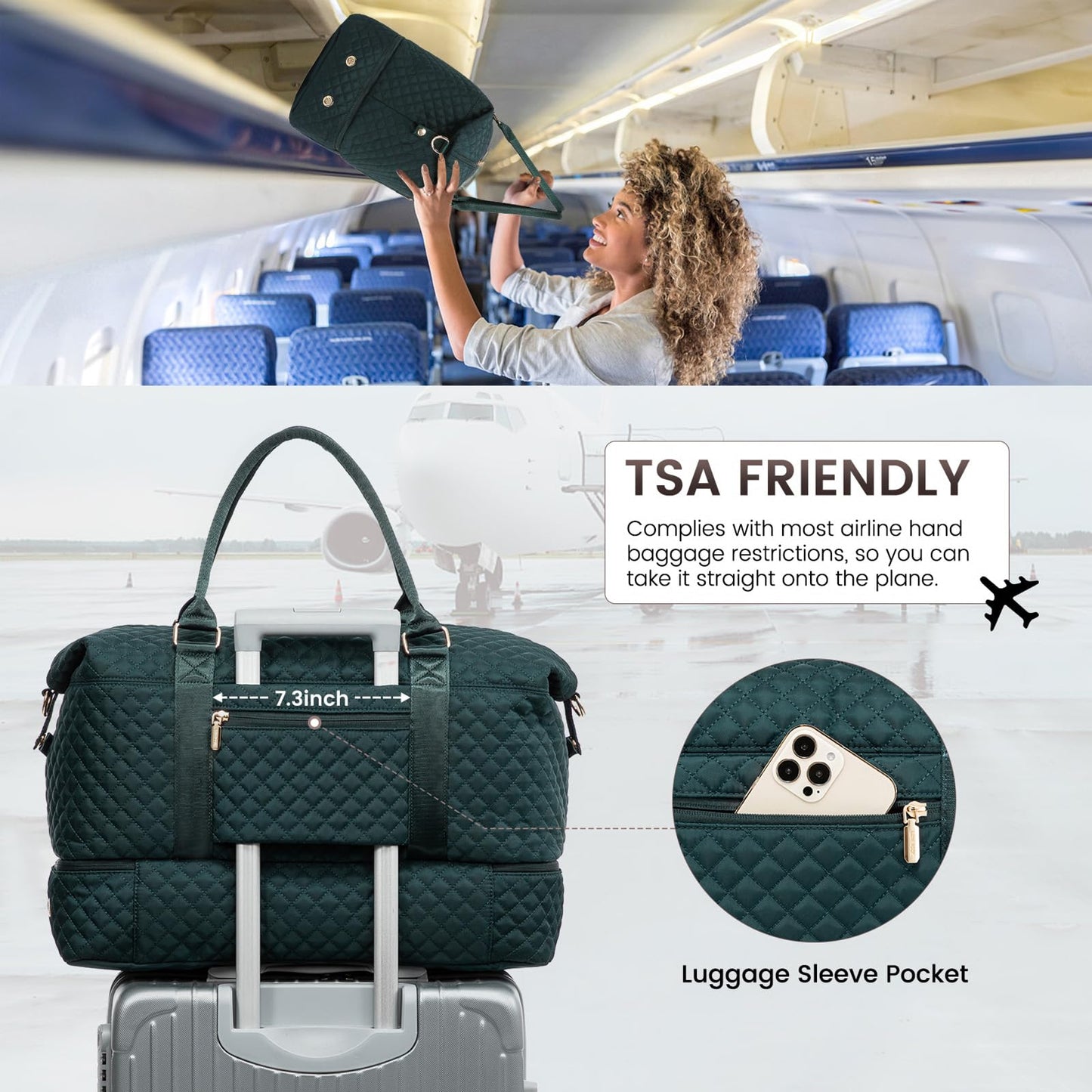 LOVEVOOK All-in-One Duffle: Travel & Gym Ready