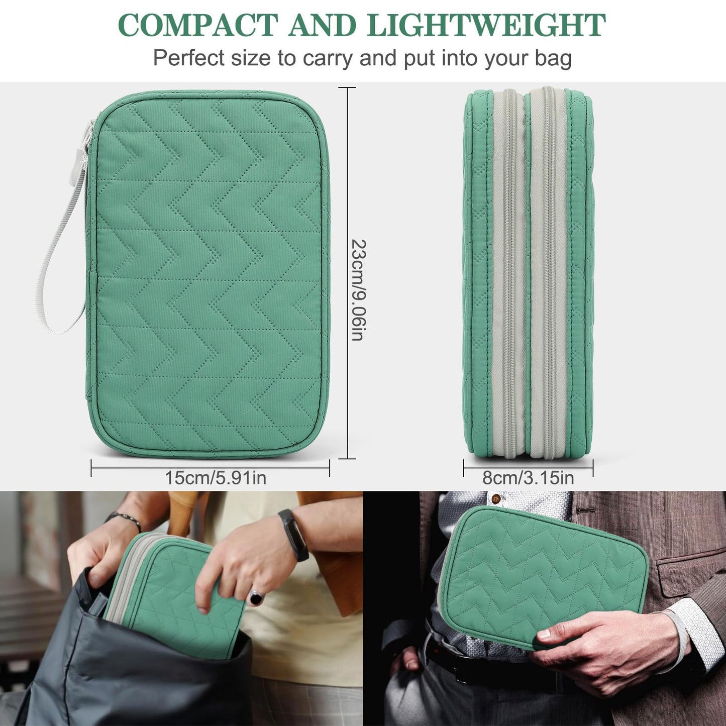 FYY All-in-One Travel Cable Organizer Pouch