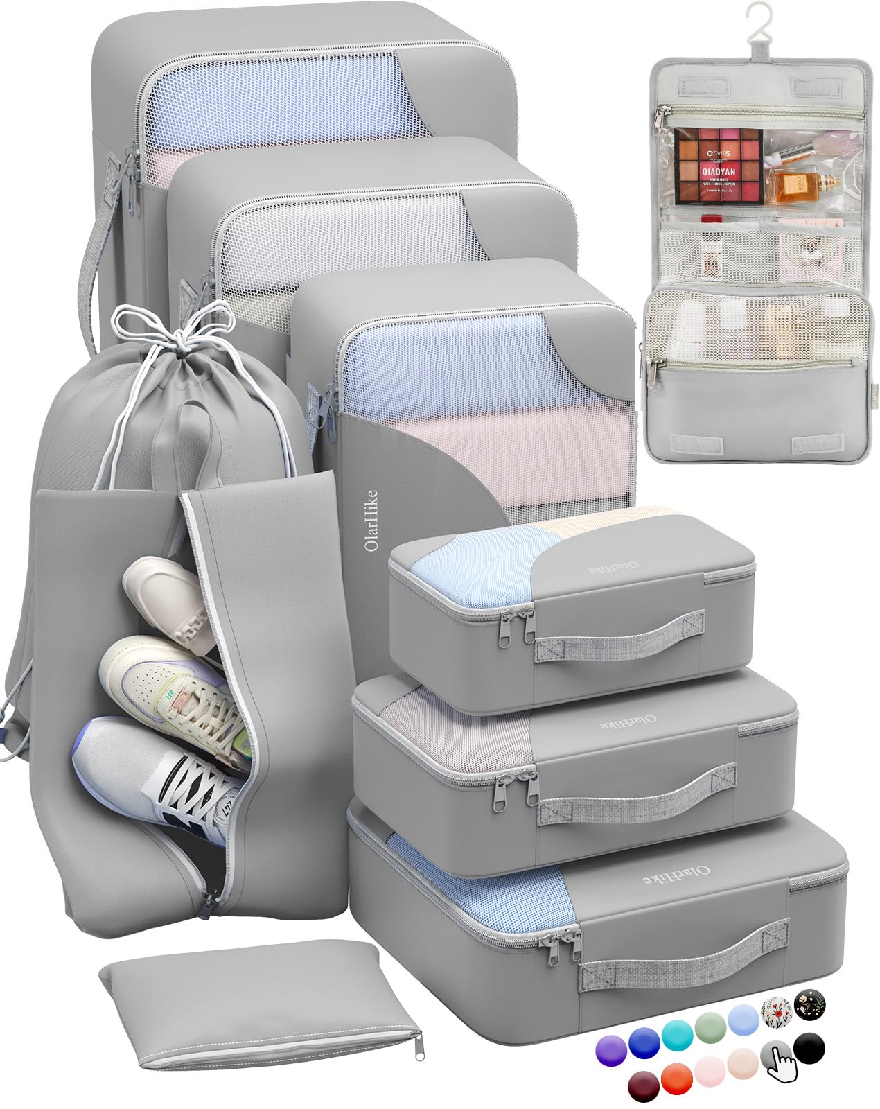 OlarHike Travel Cube Set - Cream Organizer & Gifts