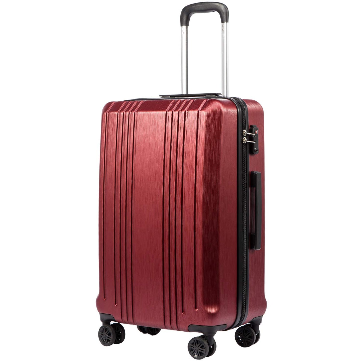 Coolife Expandable Spinner Luggage Set - 3 Piece