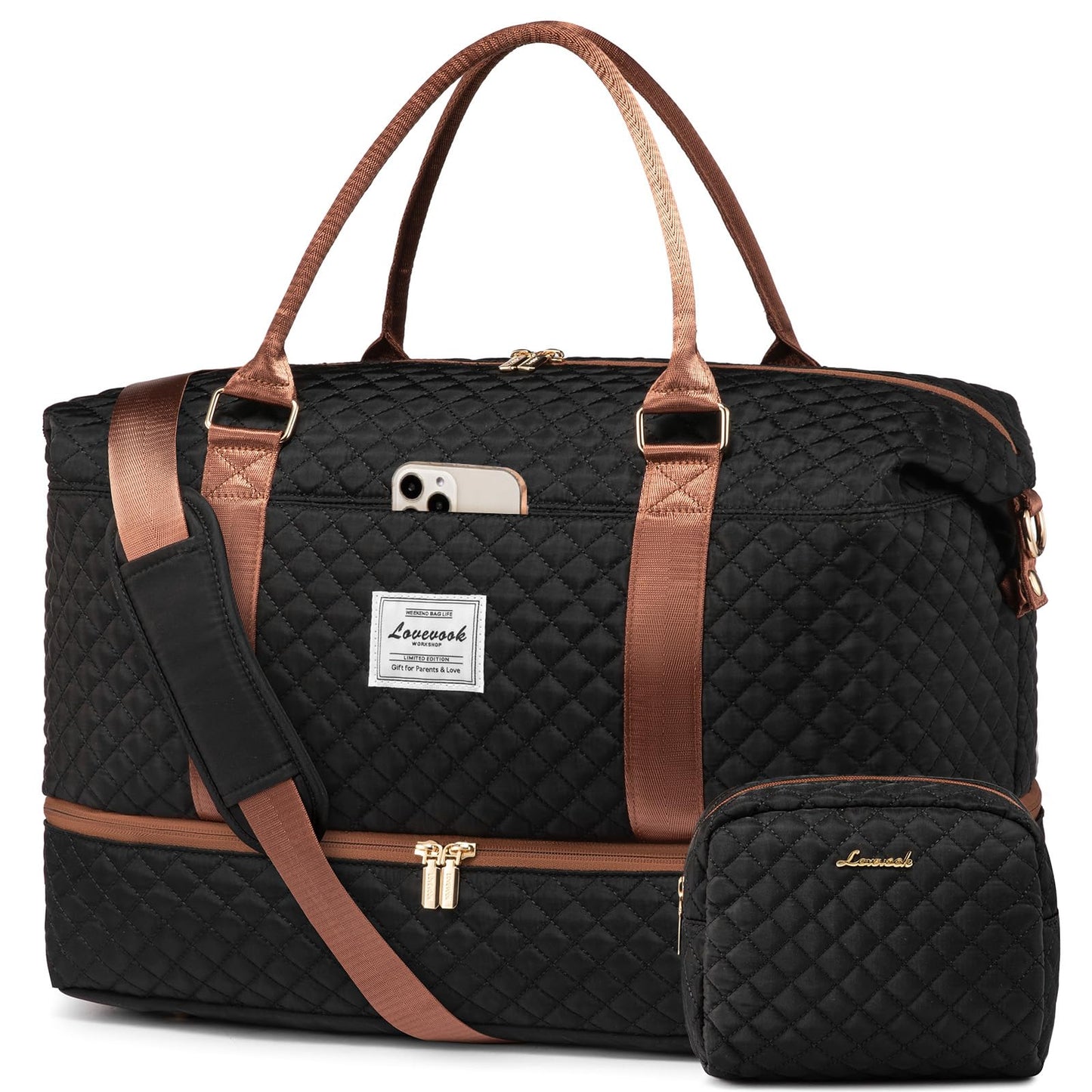 LOVEVOOK All-in-One Duffle: Travel & Gym Ready