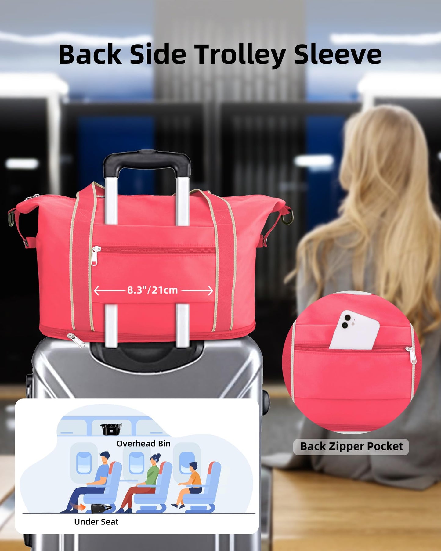 WALNEW Foldable Waterproof Travel Duffel Bag