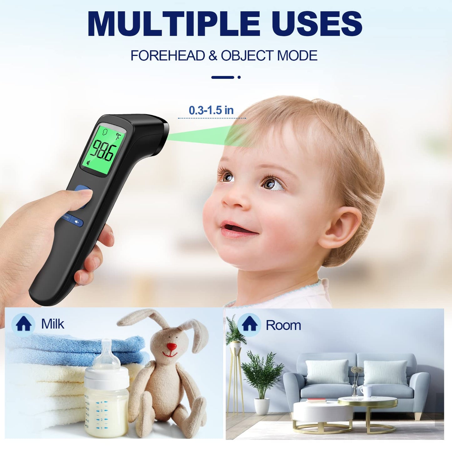 SmartScan No-Touch Thermometer: Family & Fever Care