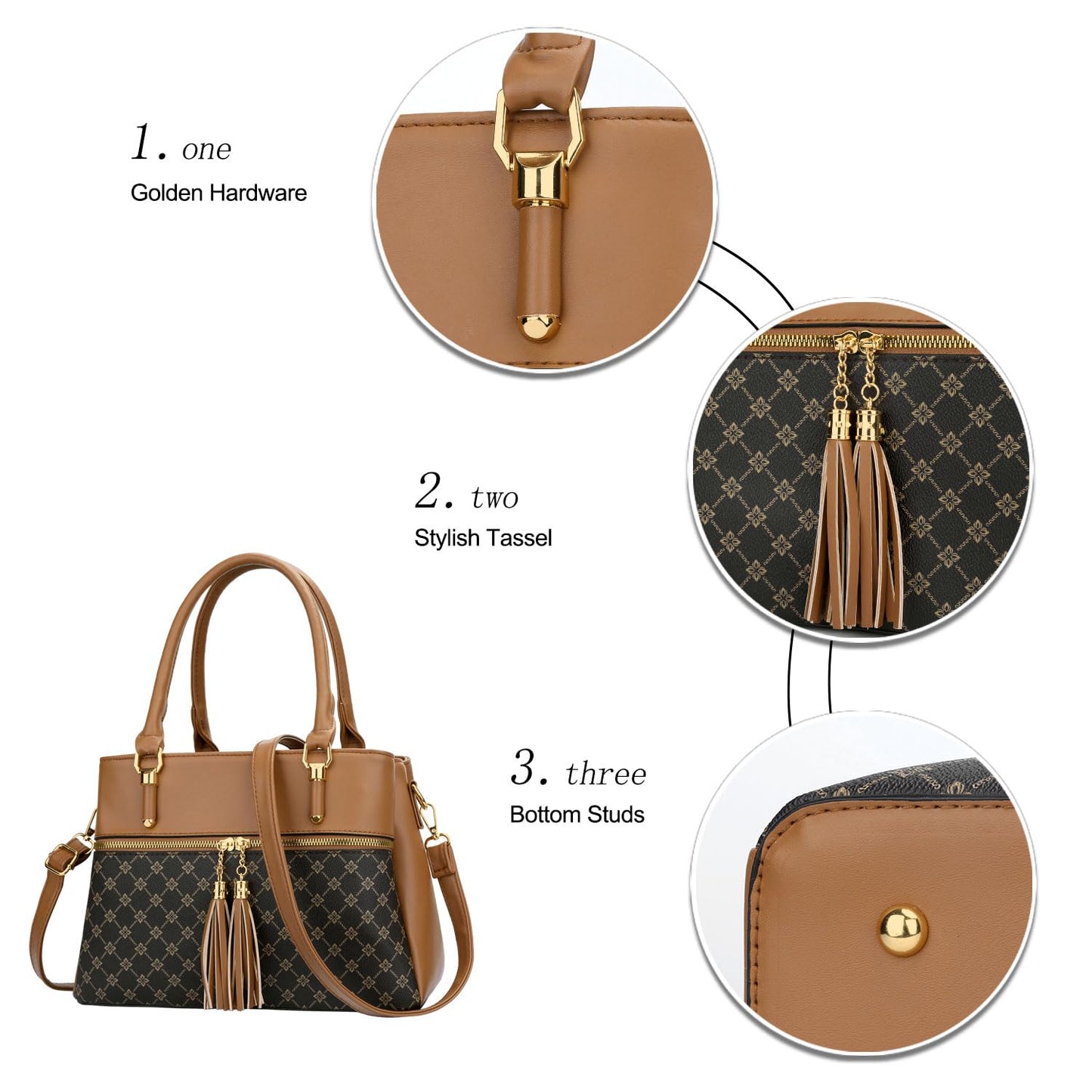 Luxe Leather Satchel & Crossbody Bags