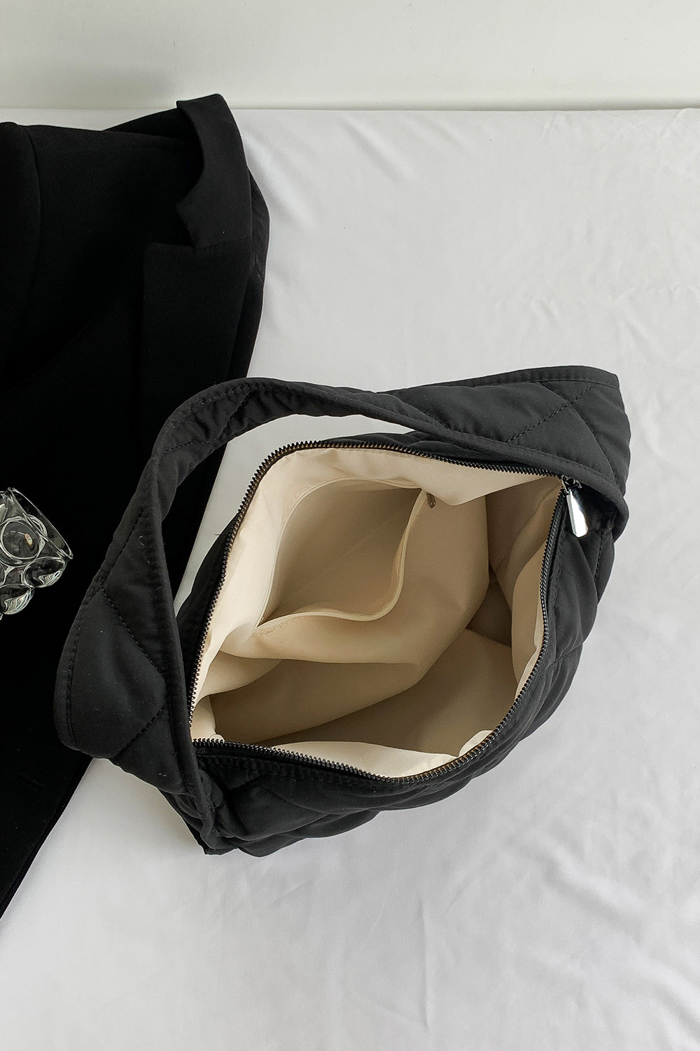 Nylon Shoulder Bag - Premium Tote Bag from Trendsi - Just $39.99! Shop now at Handbags Specialist Headquarter