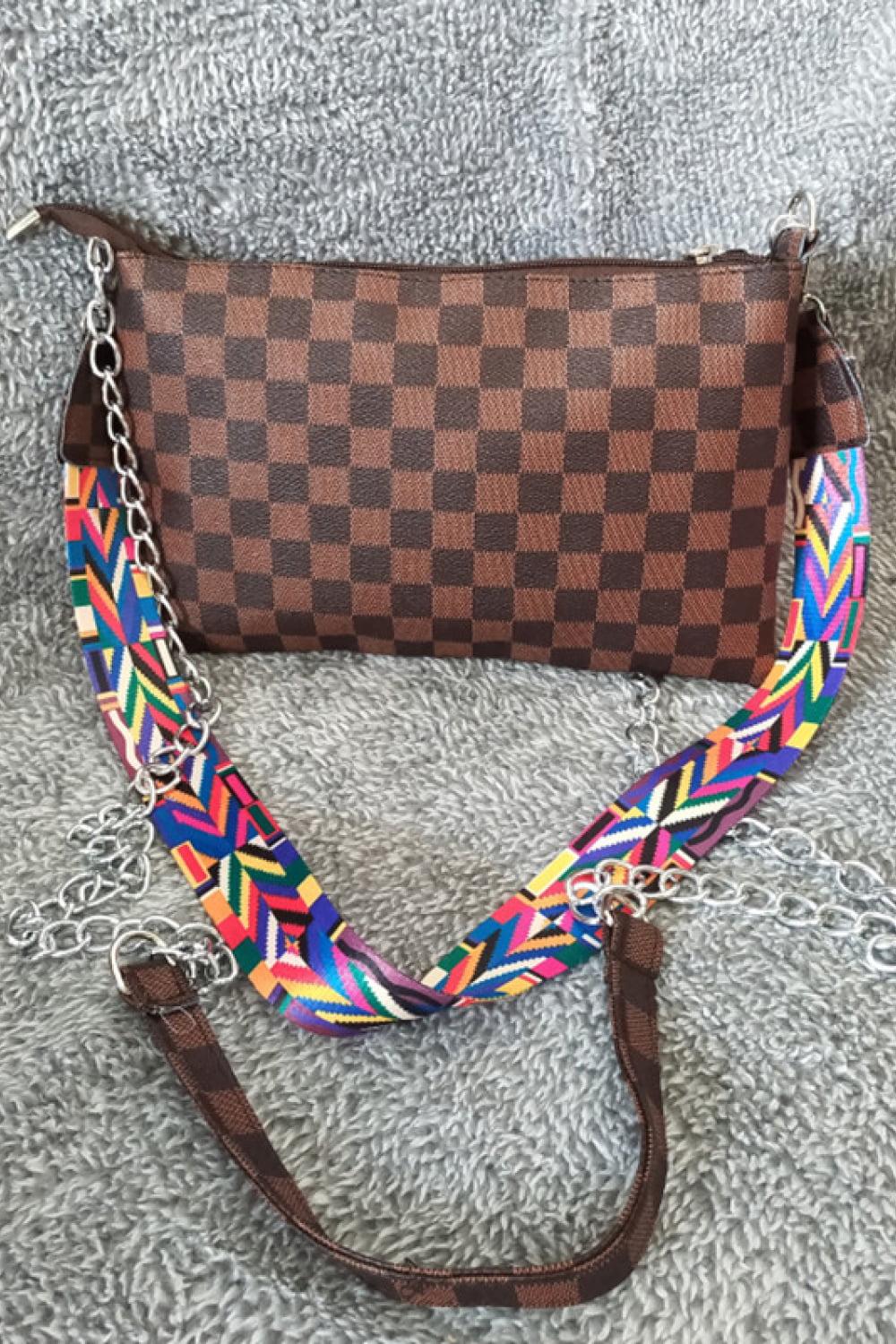 Adored PU Leather Studded Shoulder Bag - Premium handbags from Trendsi - Just $24.99! Shop now at Handbags Specialist Headquarter