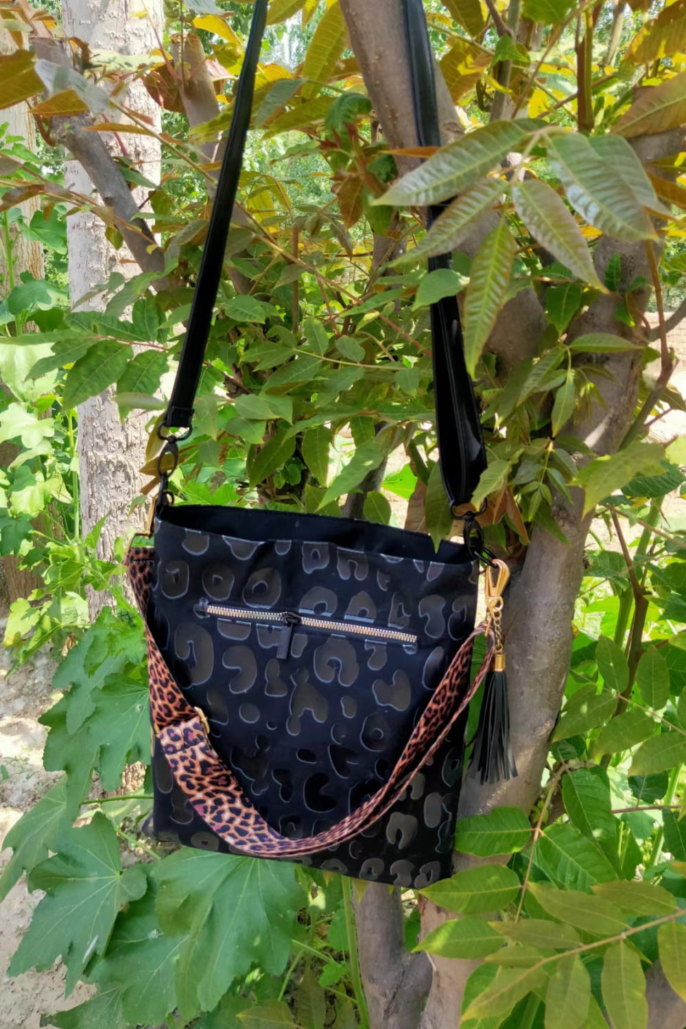 Adored PU Leather Shoulder Bag with Tassel - Premium handbags from Trendsi - Just $32.99! Shop now at Handbags Specialist Headquarter
