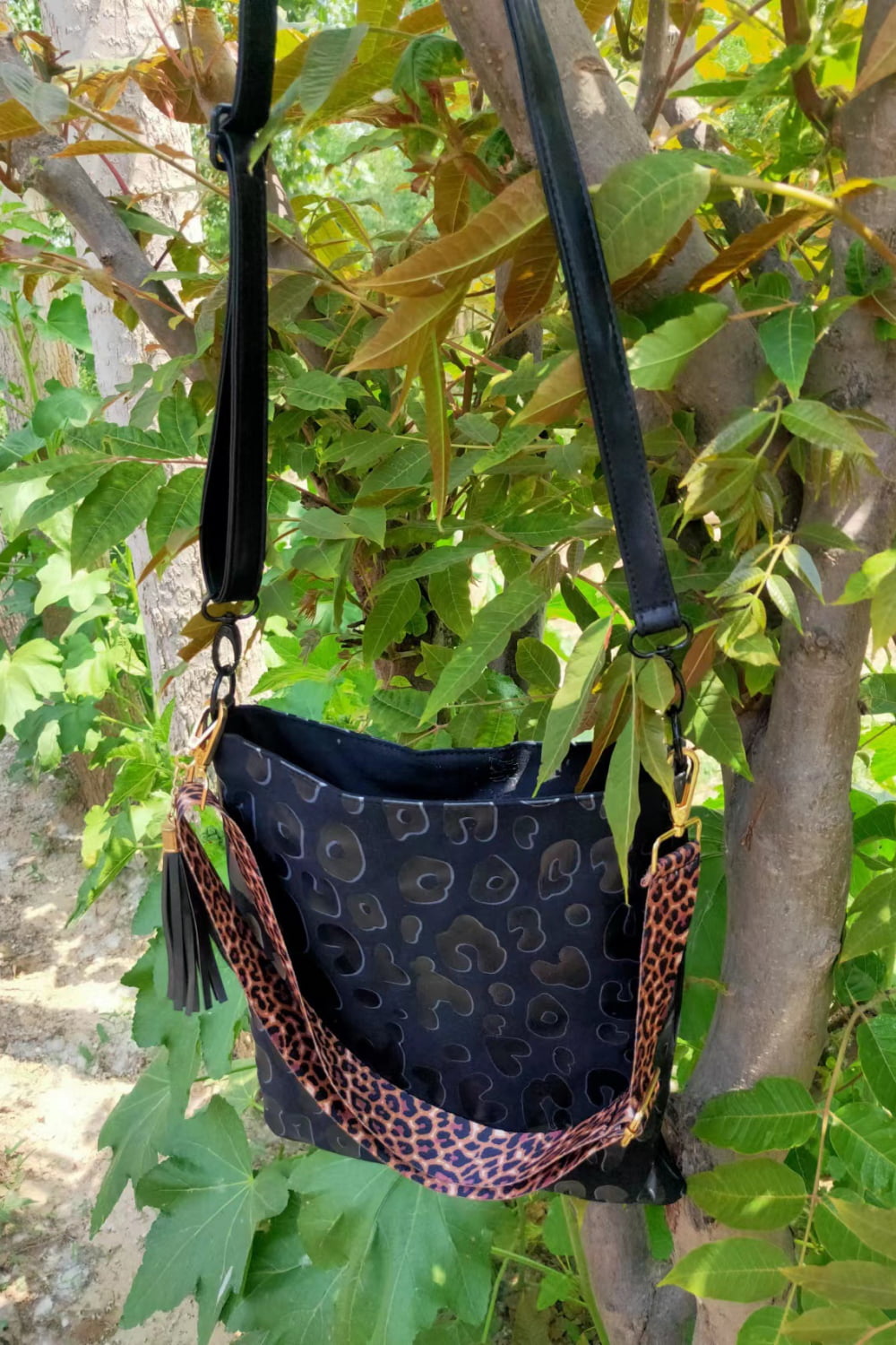 Adored PU Leather Shoulder Bag with Tassel - Premium handbags from Trendsi - Just $32.99! Shop now at Handbags Specialist Headquarter