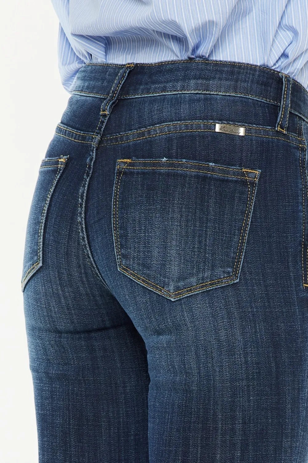 Kancan Full Size Mid Rise Flare Jeans - Premium Sleepwear from Trendsi - Just $67.99! Shop now at Handbags Specialist Headquarter