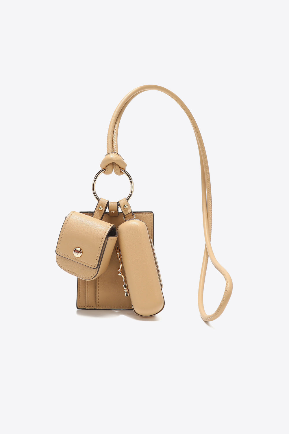 Nicole Lee USA Vegan Leather 3-Piece Lanyard Set - Premium Handbags from Trendsi - Just $59.99! Shop now at Handbags Specialist Headquarter
