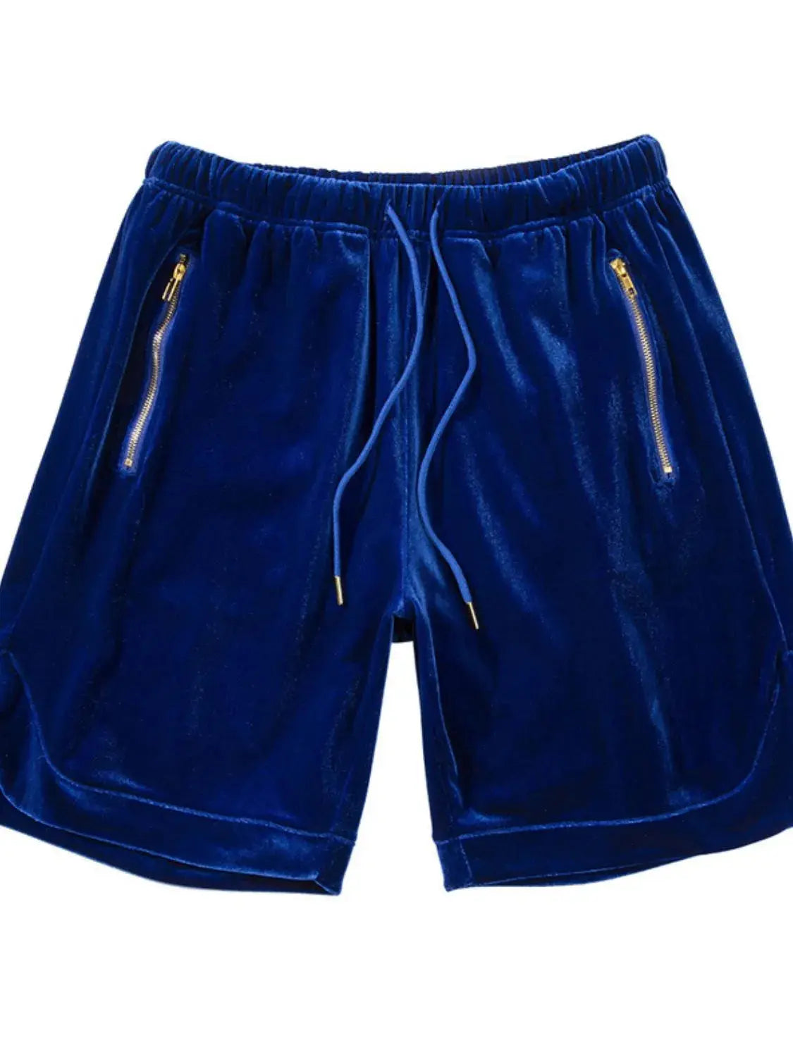 Men's Drawstring Pocketed Shorts with Zip.