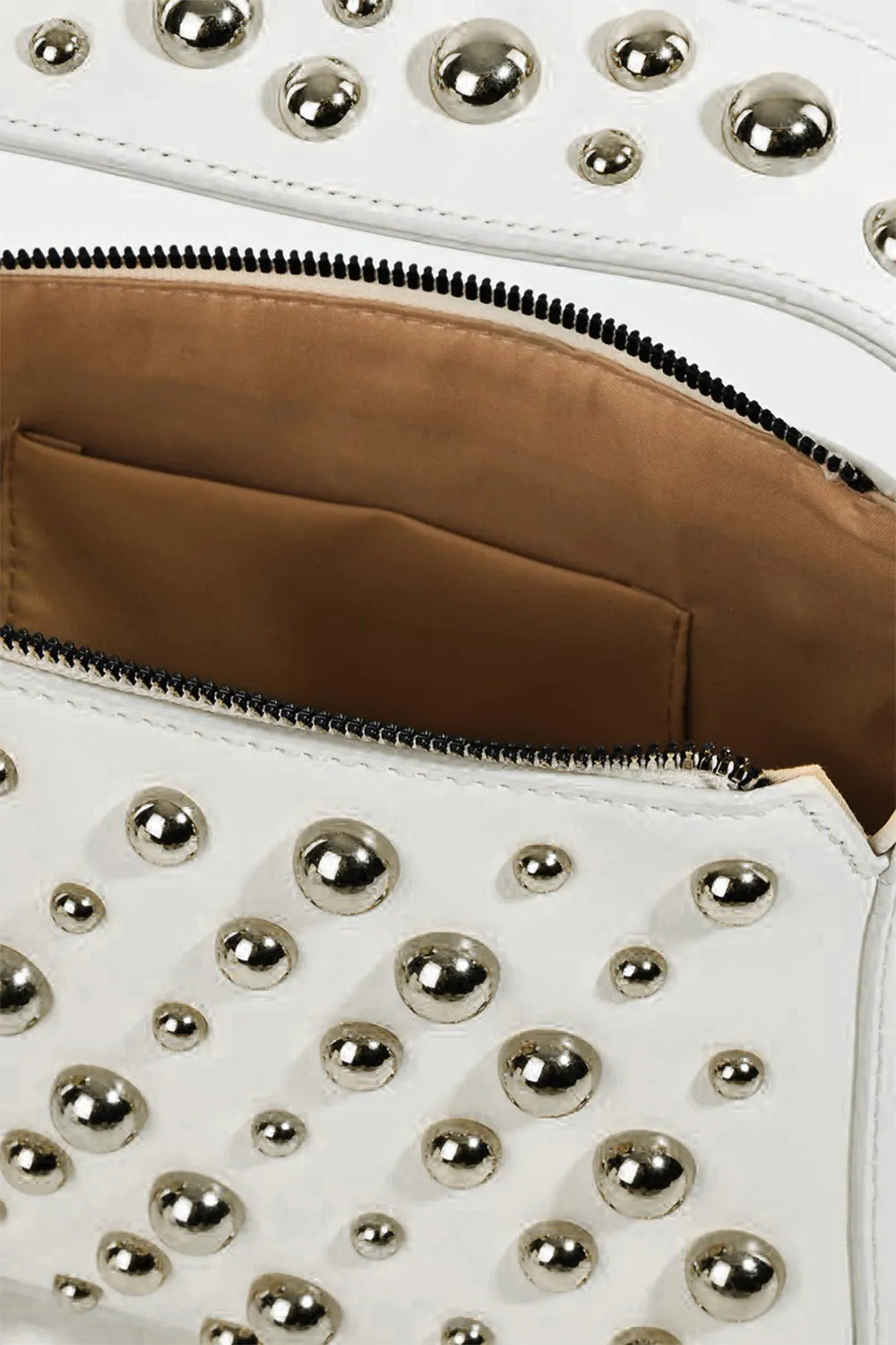 Fame Ball Studded Square Handbag - Premium Tote Bag from Trendsi - Just $39.99! Shop now at Handbags Specialist Headquarter