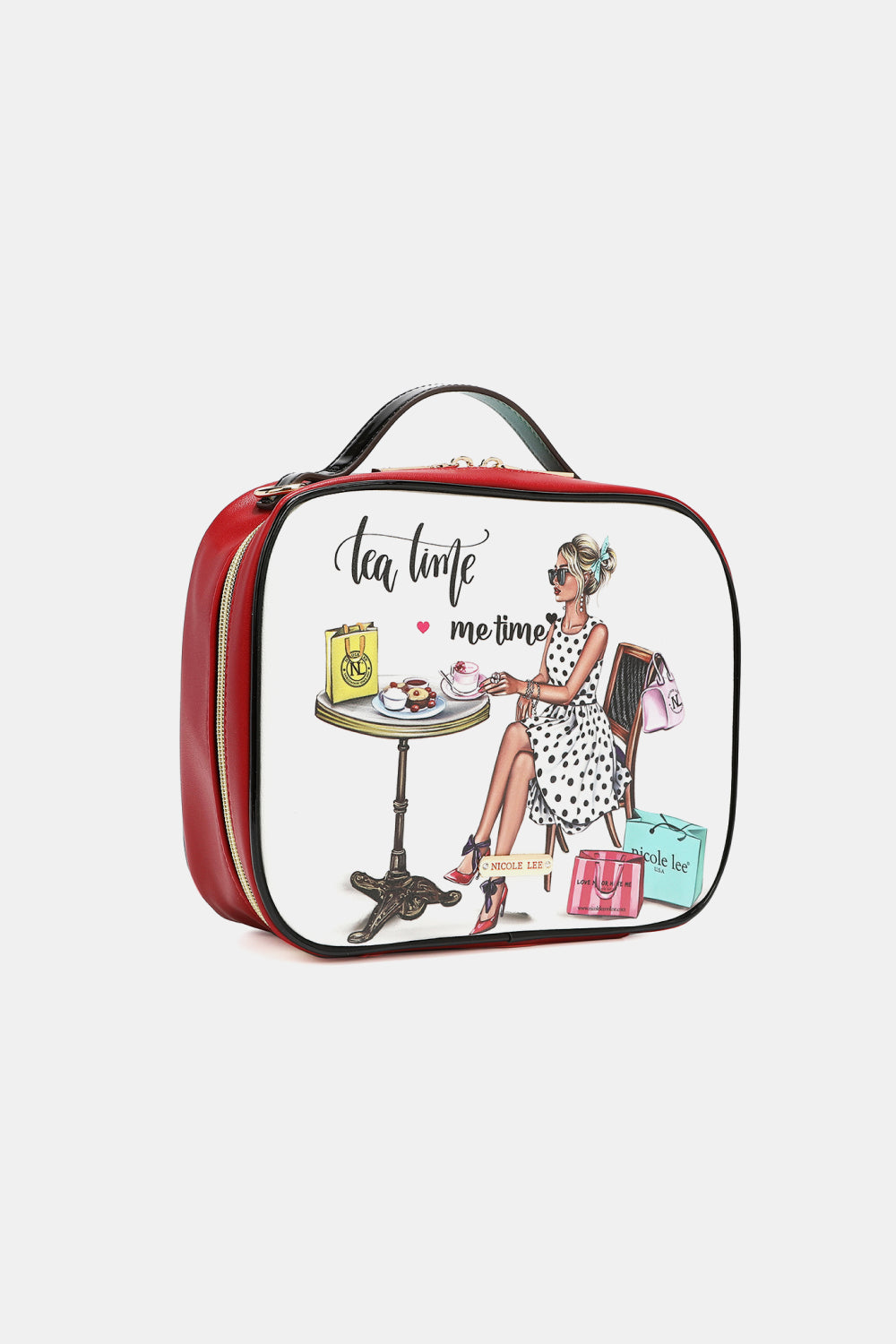 Nicole Lee USA Printed Handbag with Three Pouches - Premium Handbags from Trendsi - Just $39.99! Shop now at Handbags Specialist Headquarter