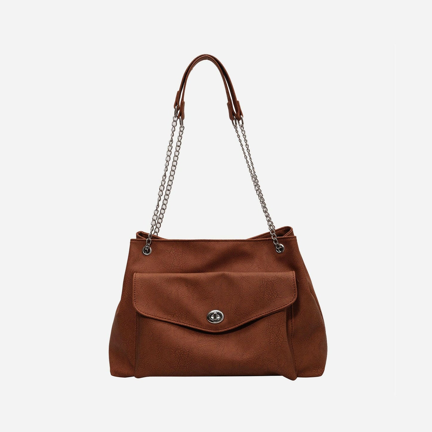 PU Leather Shoulder Bag.