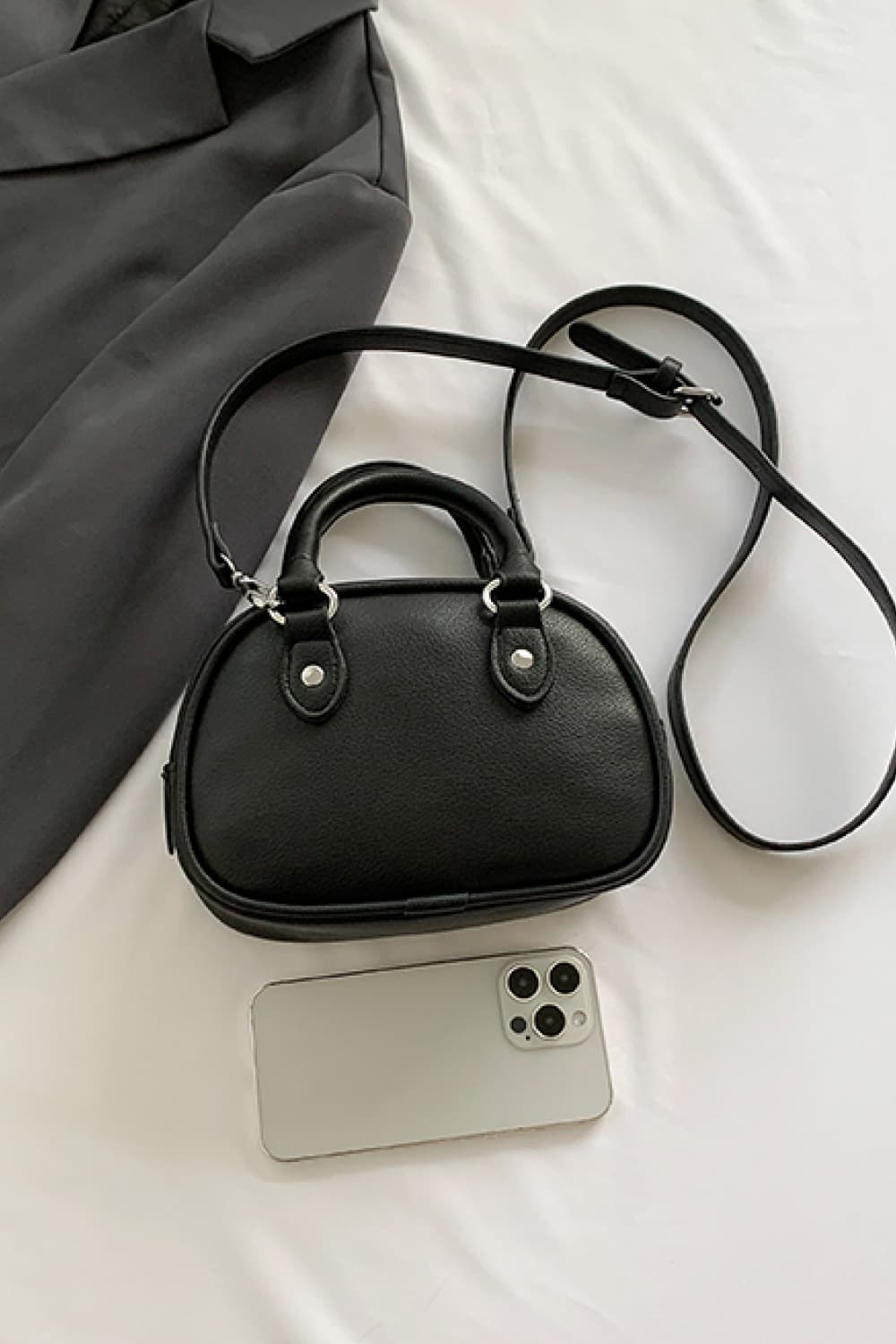 PU Leather Handbag - Premium Handbags from Trendsi - Just $21.99! Shop now at Handbags Specialist Headquarter
