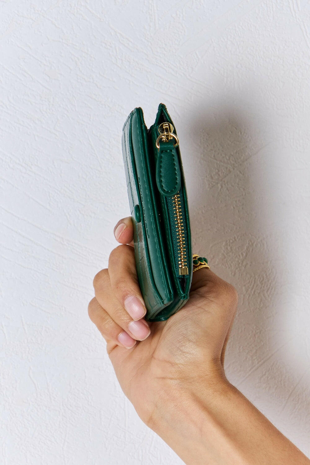 David Jones Texture PU Leather Mini Wallet.