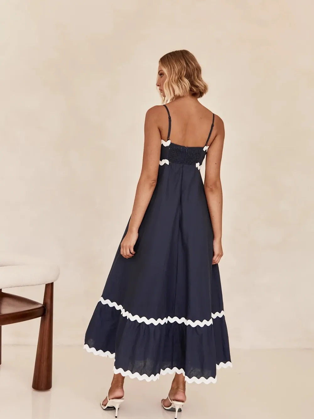 Spaghetti Strap Maxi Dress - Premium Maxi Dress from Trendsi - Just $35.99! Shop now at Handbags Specialist Headquarter