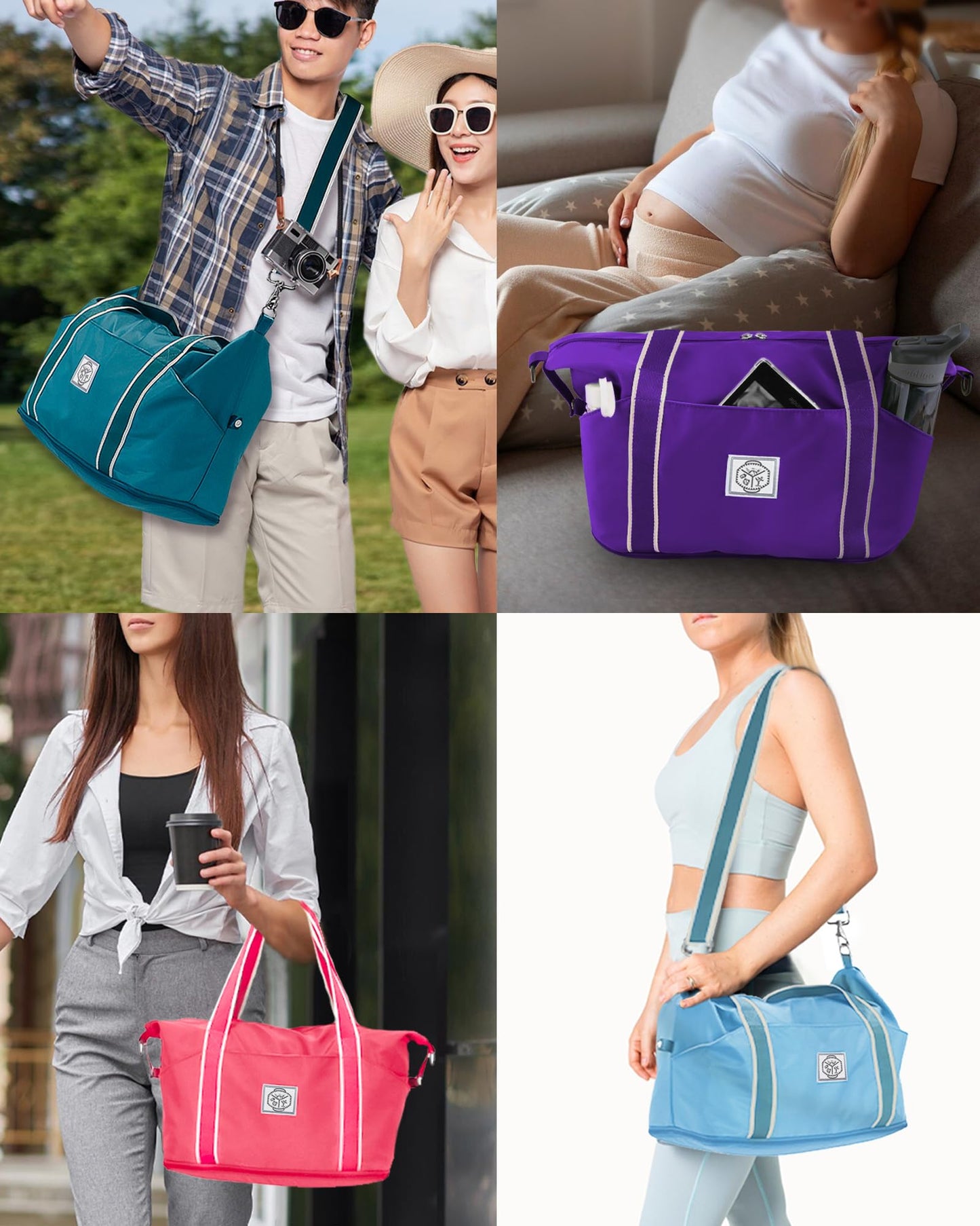 WALNEW Foldable Waterproof Travel Duffel Bag