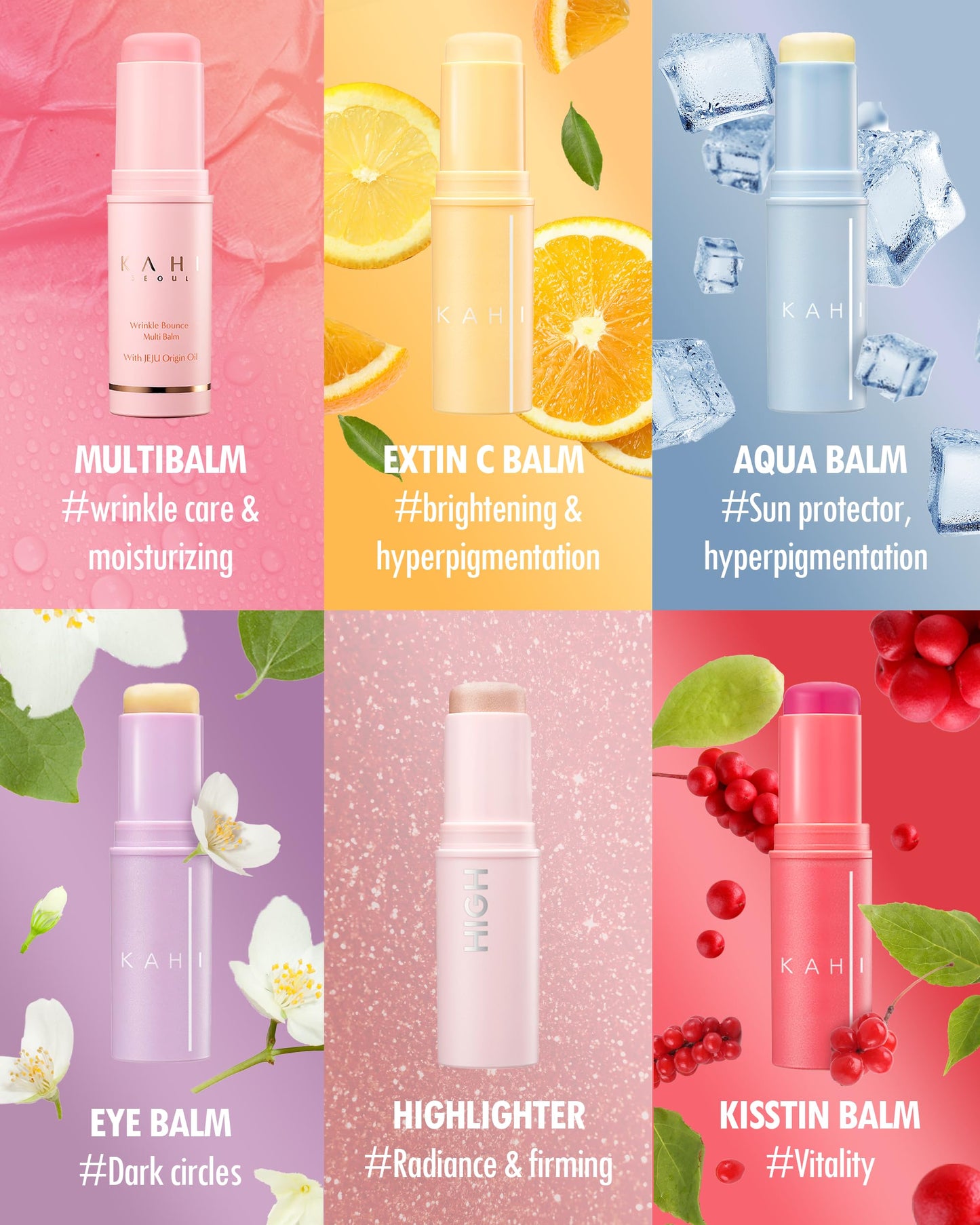 KAHI All-in-One Wrinkle Bounce Balm Stick