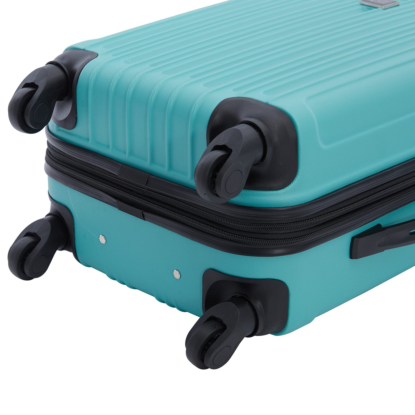 Rose Gold Hardside Luggage Set - 4-Piece Travel Kit