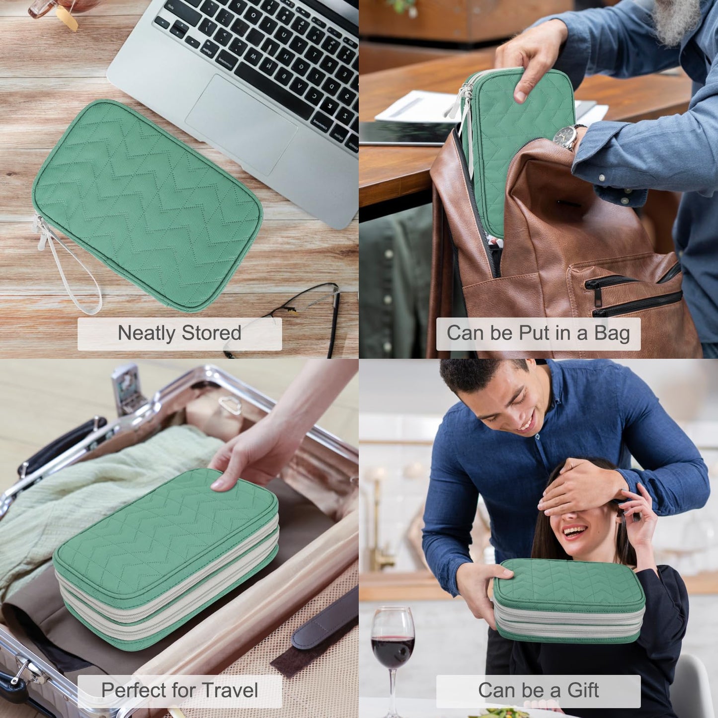 FYY All-in-One Travel Cable Organizer Pouch