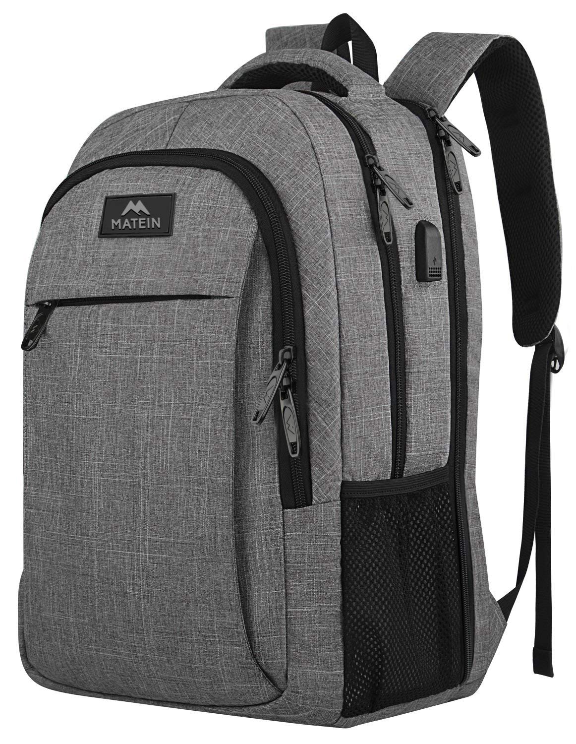 MATEIN SleekGuard Laptop Backpack with USB Port