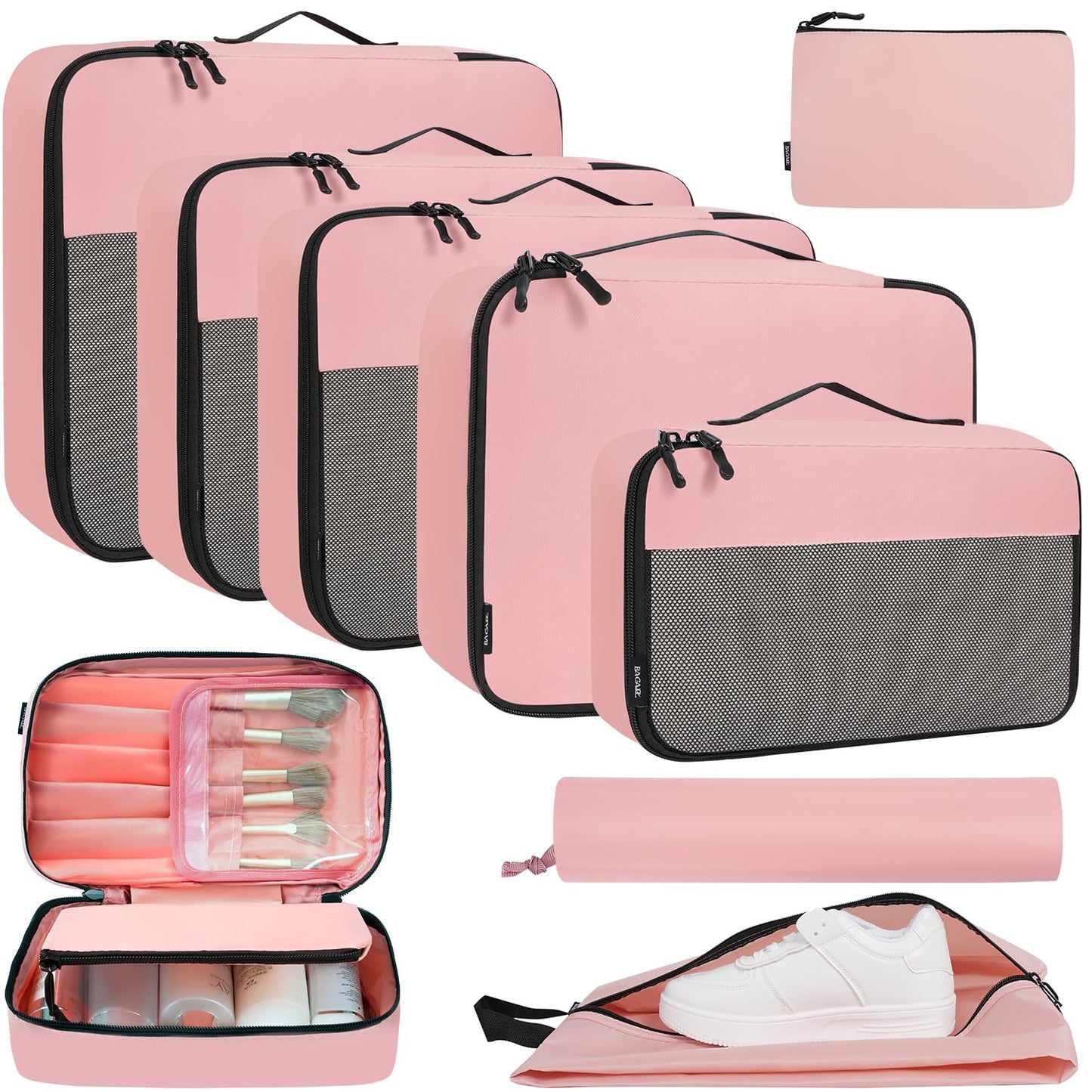 BAGAIL Travel Cubes: 8/9 Set Packing Organizers