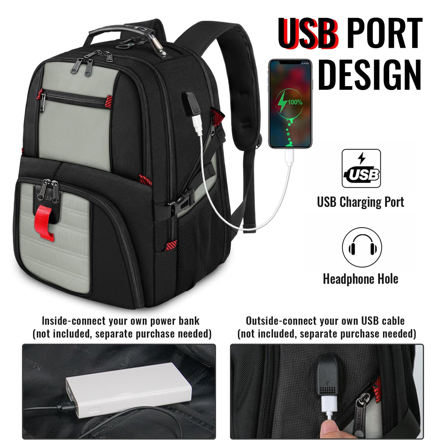 AirTech 50L Travel Backpack