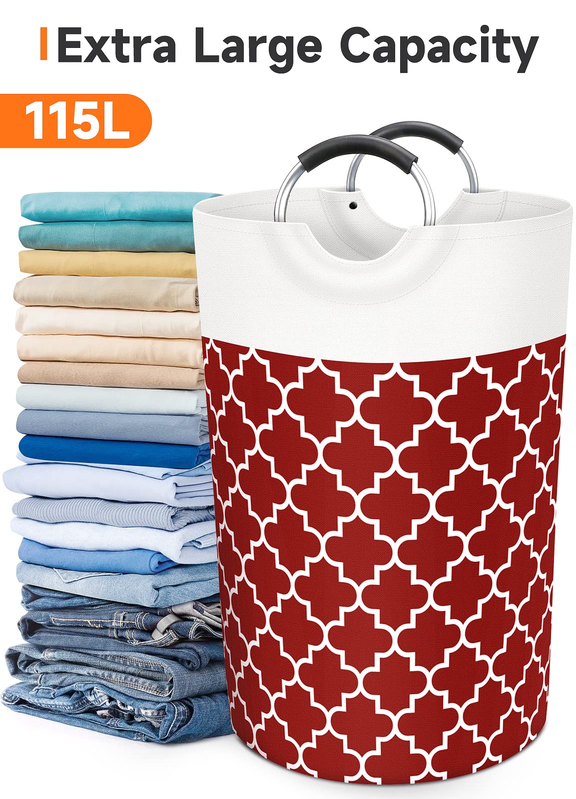 Collapsible Hamper Bag - Grey