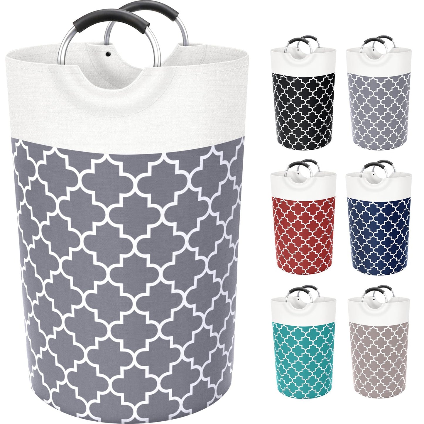Collapsible Hamper Bag - Grey