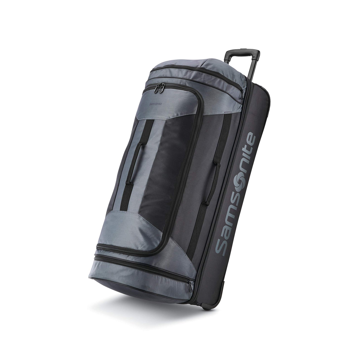 Andante 2 Rolling Duffel - 22 Sleek Black Travel Bag