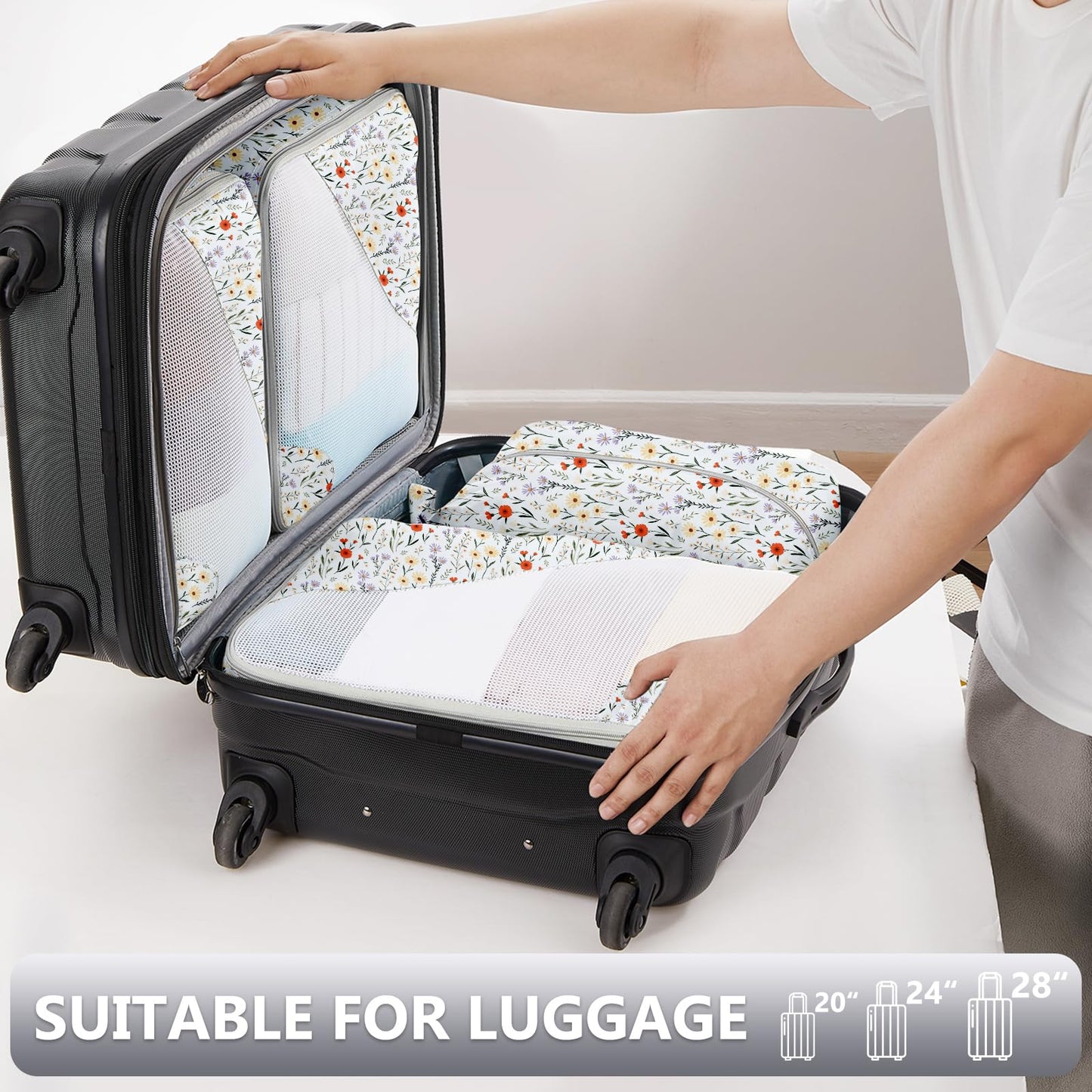 OlarHike Travel Cube Set - Cream Organizer & Gifts