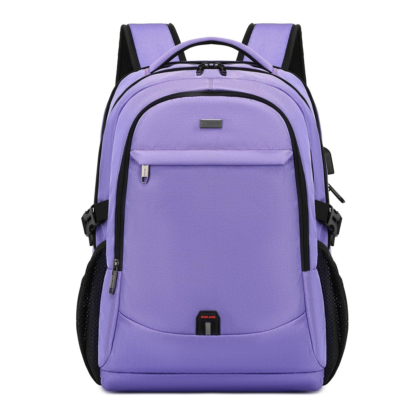 DUSLANG Travel Laptop Backpack with USB Port - Black