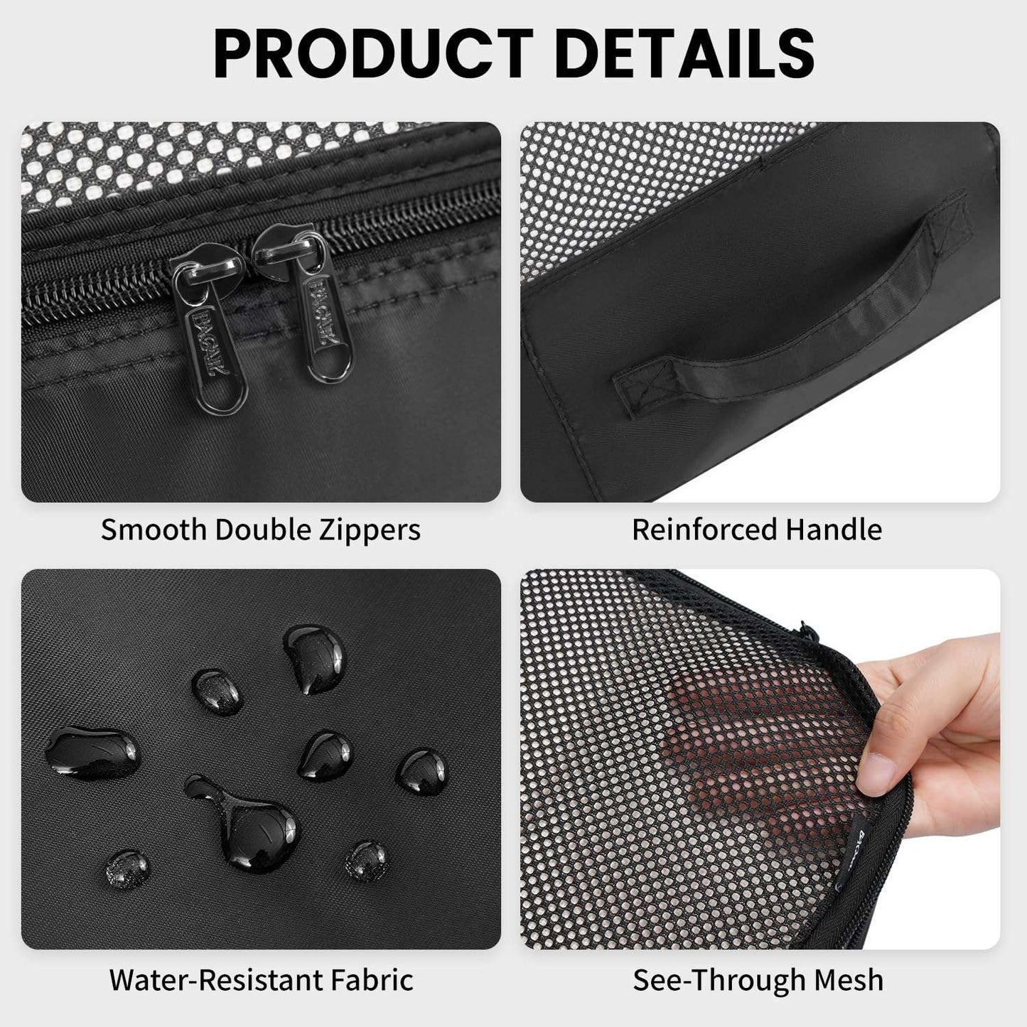 TravelMate 8-Piece Packing Cubes
