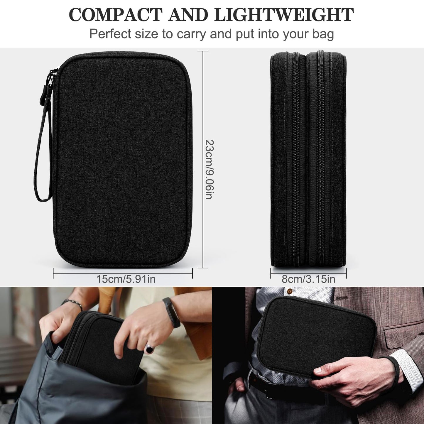 FYY All-in-One Travel Cable Organizer Pouch