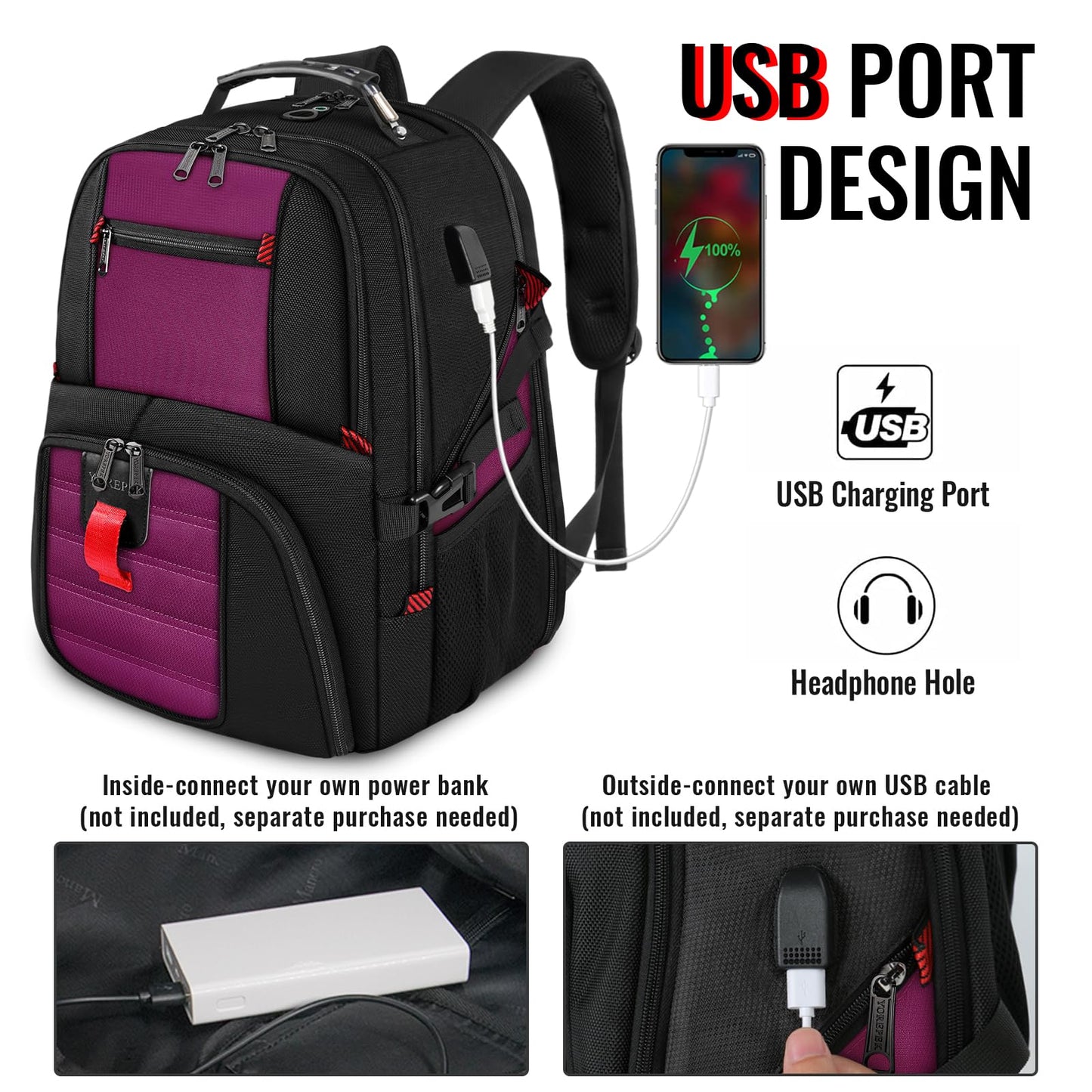 AirTech 50L Travel Backpack