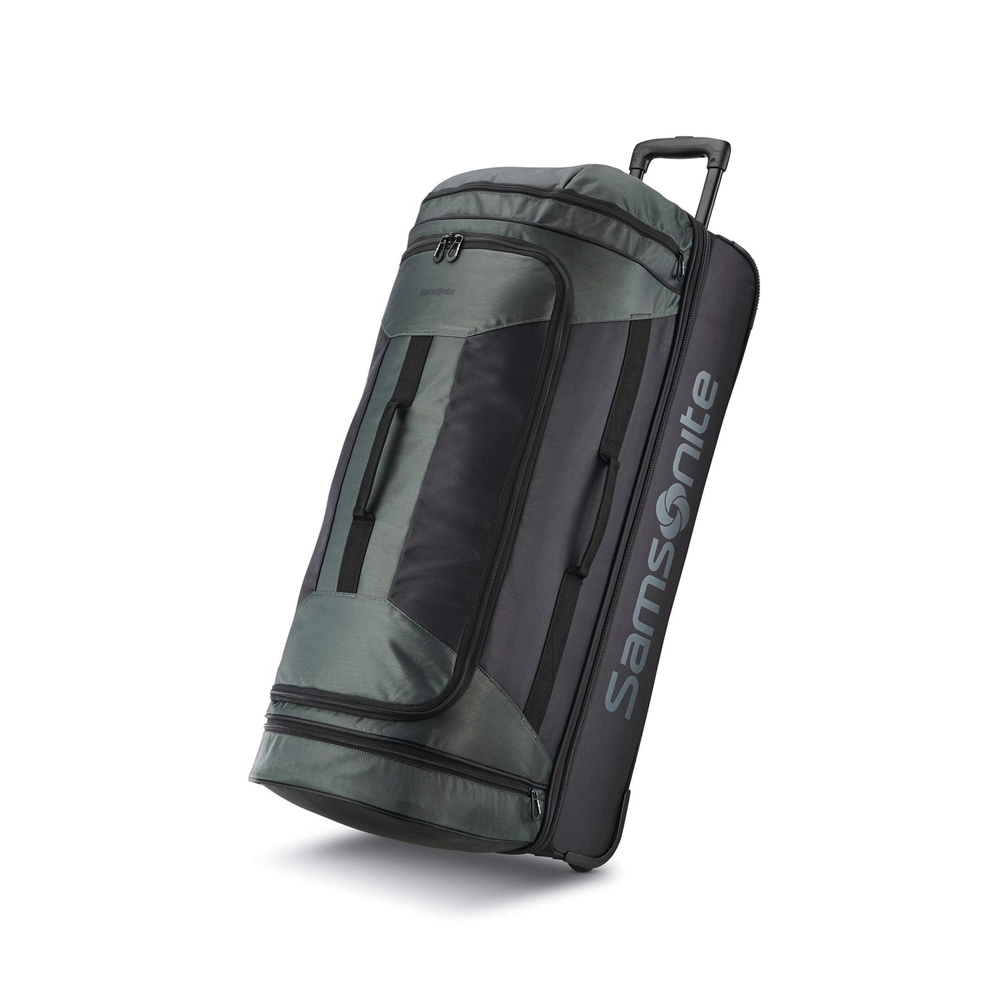 Andante 2 Rolling Duffel - 22 Sleek Black Travel Bag