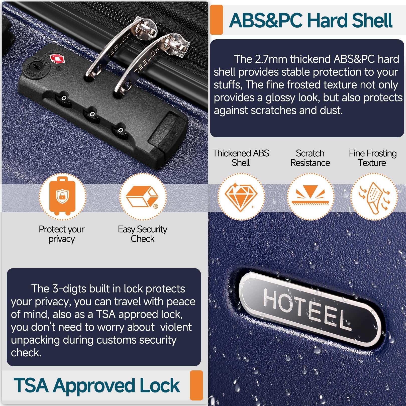 Hoteel 3-Piece Luggage Set