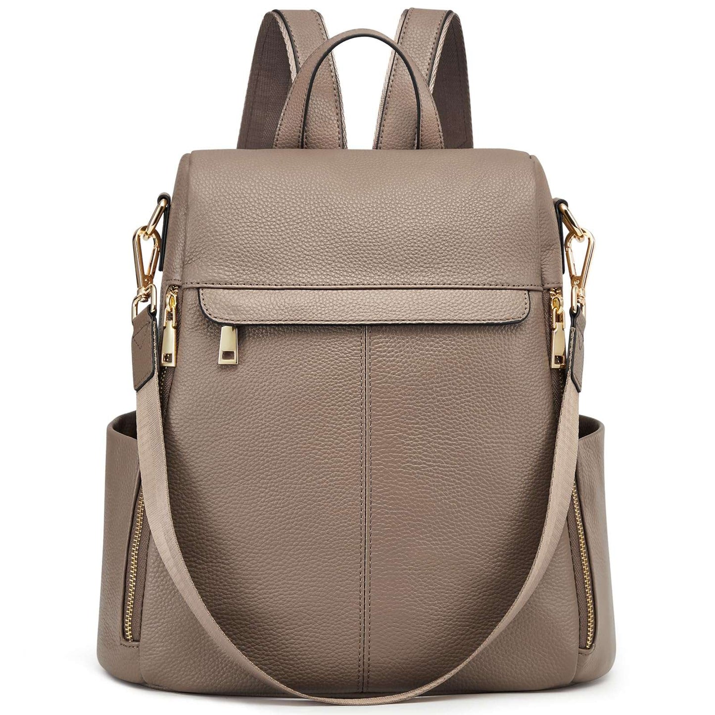 Kattee Women's Luxe Anti-Theft Leather Backpack Bag