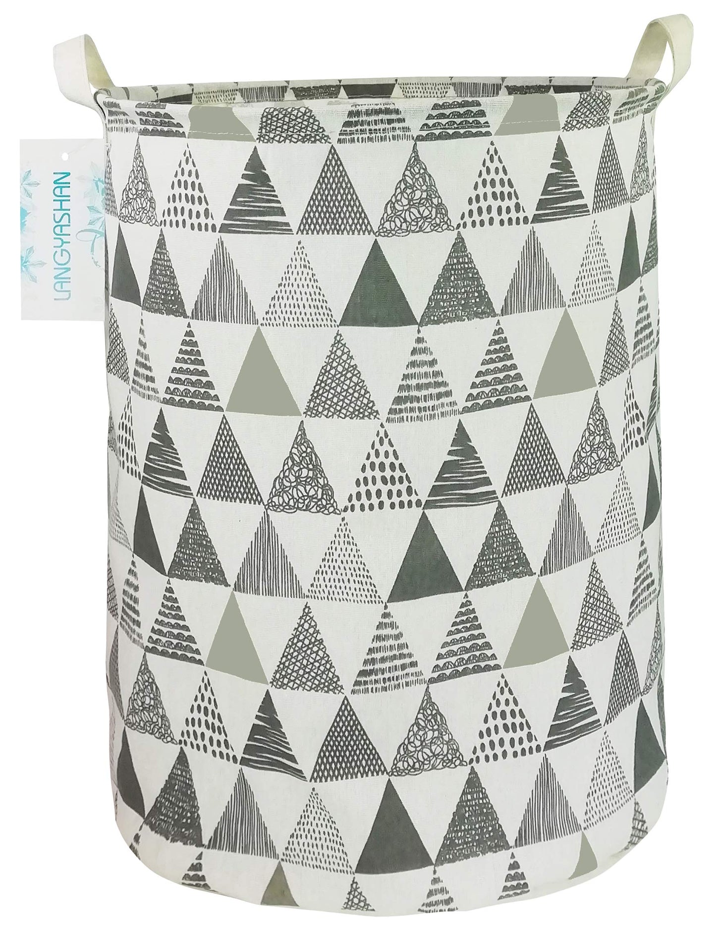 Collapsible Canvas Hamper by LANGYASHAN