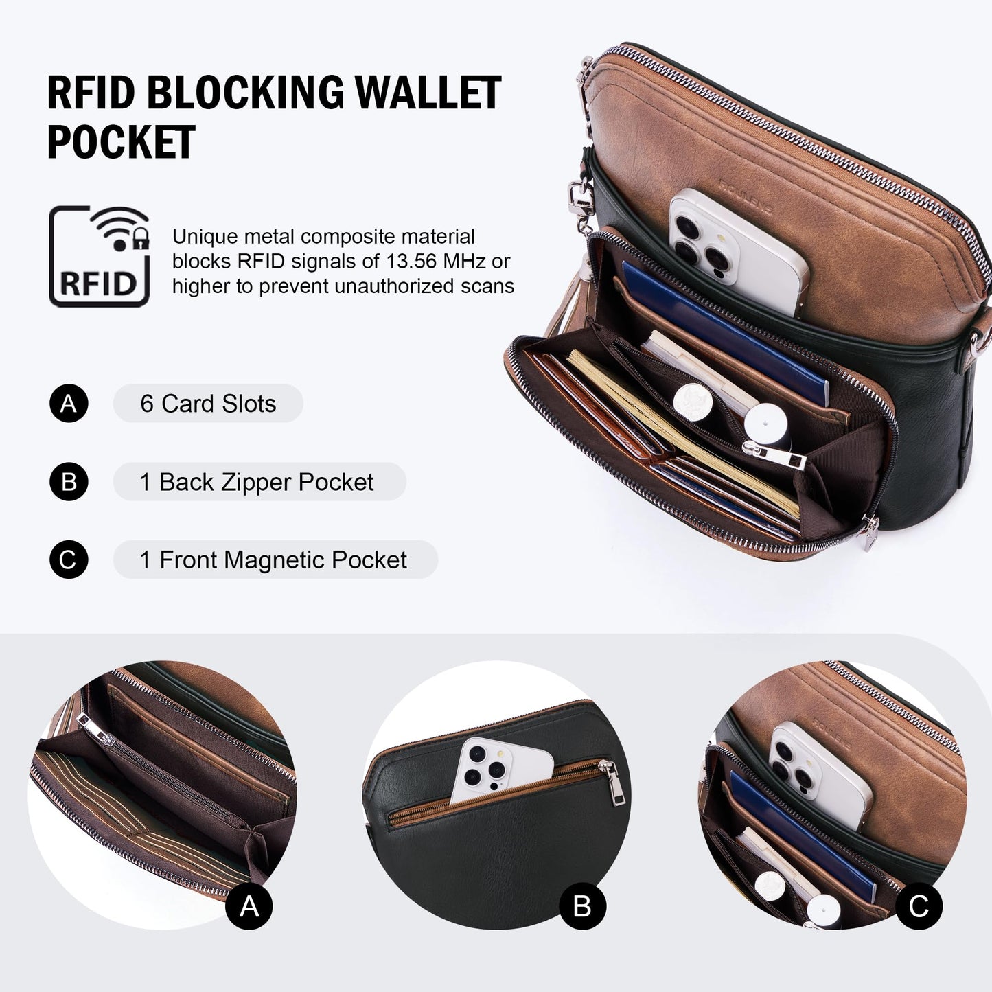 Tassel Charm Crossbody Bag for Women