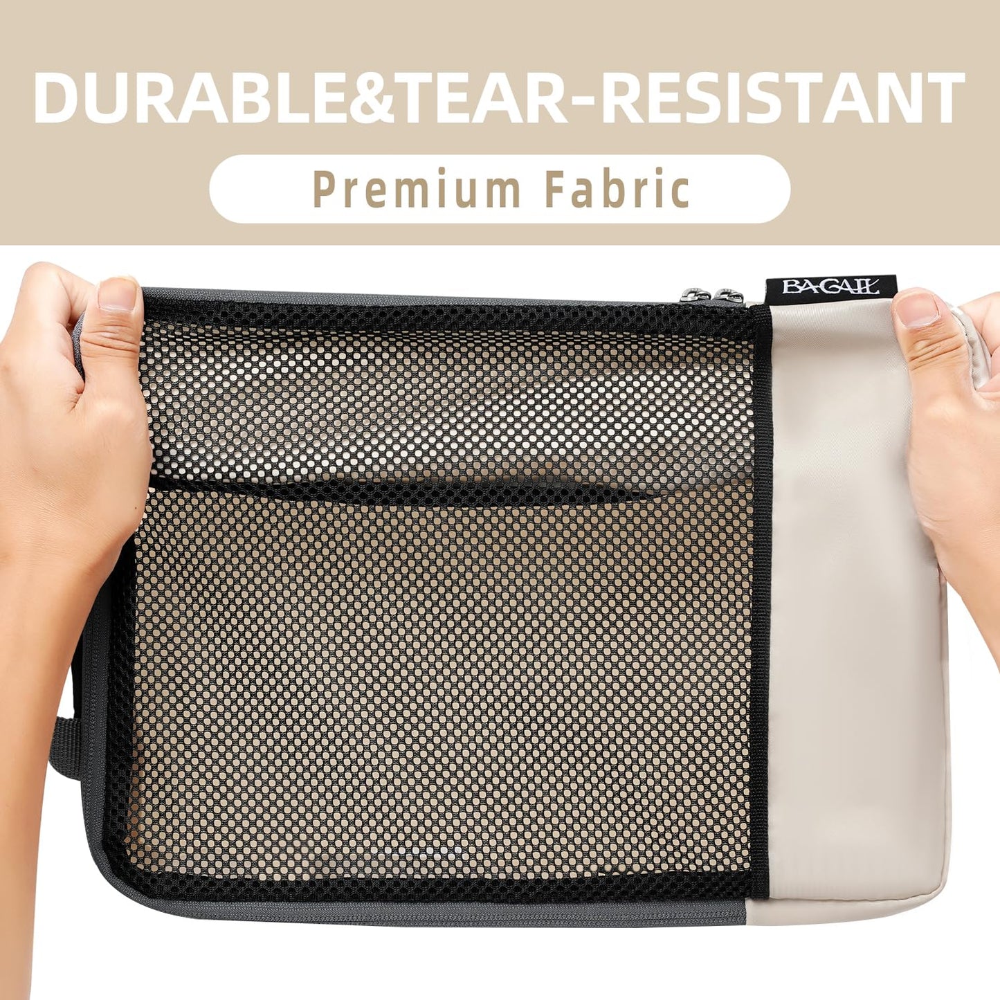 BAGAIL Expandable Travel Compression Cubes Set