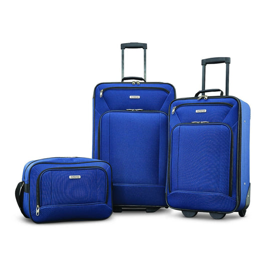Fieldbrook XLT Black 4-Piece Luggage Set