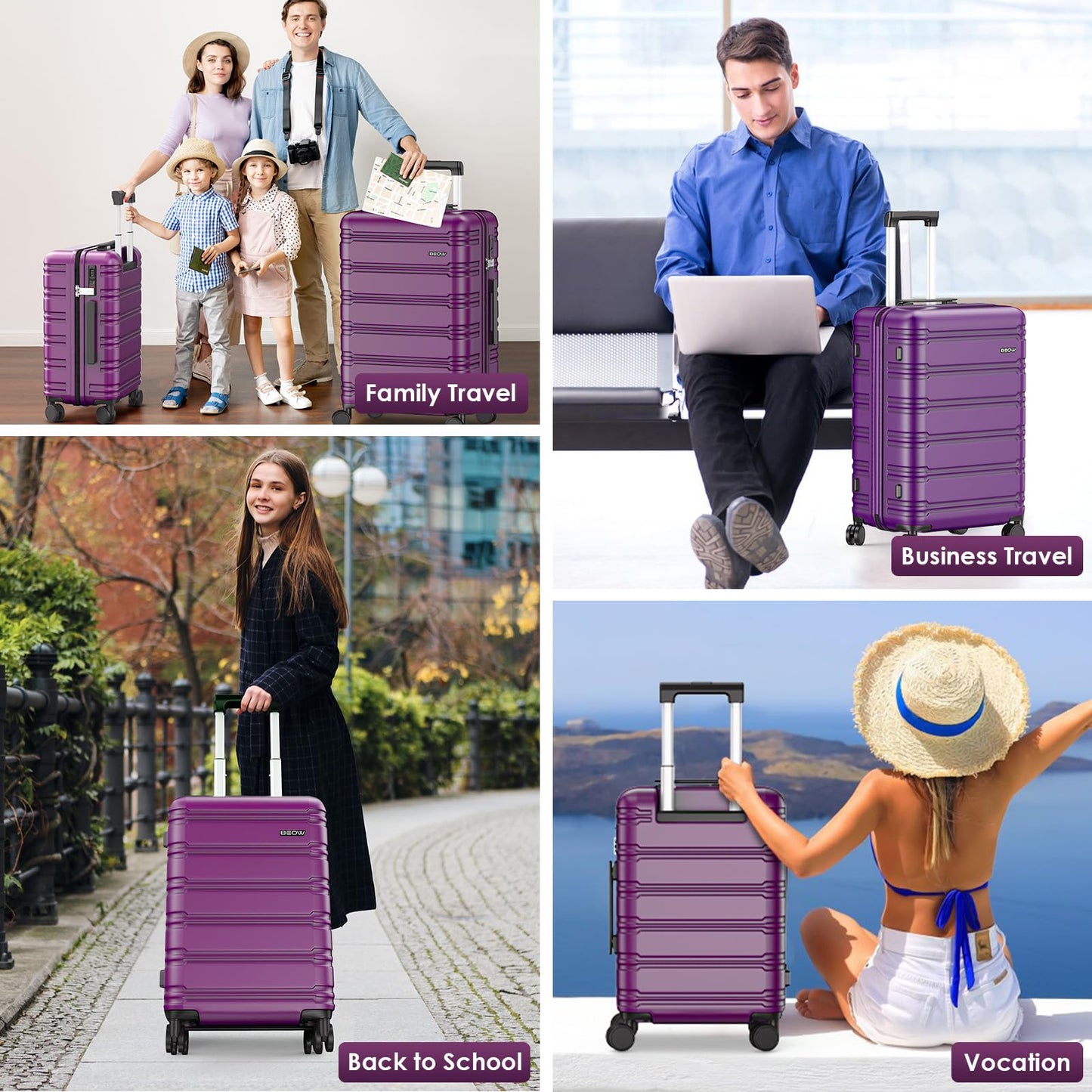 BEOW Spinner Luggage Set