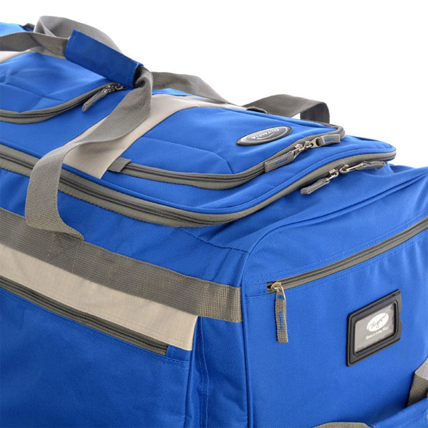 Olympia 22 Max Wheeled Duffel: 8-Pocket Water-Resist