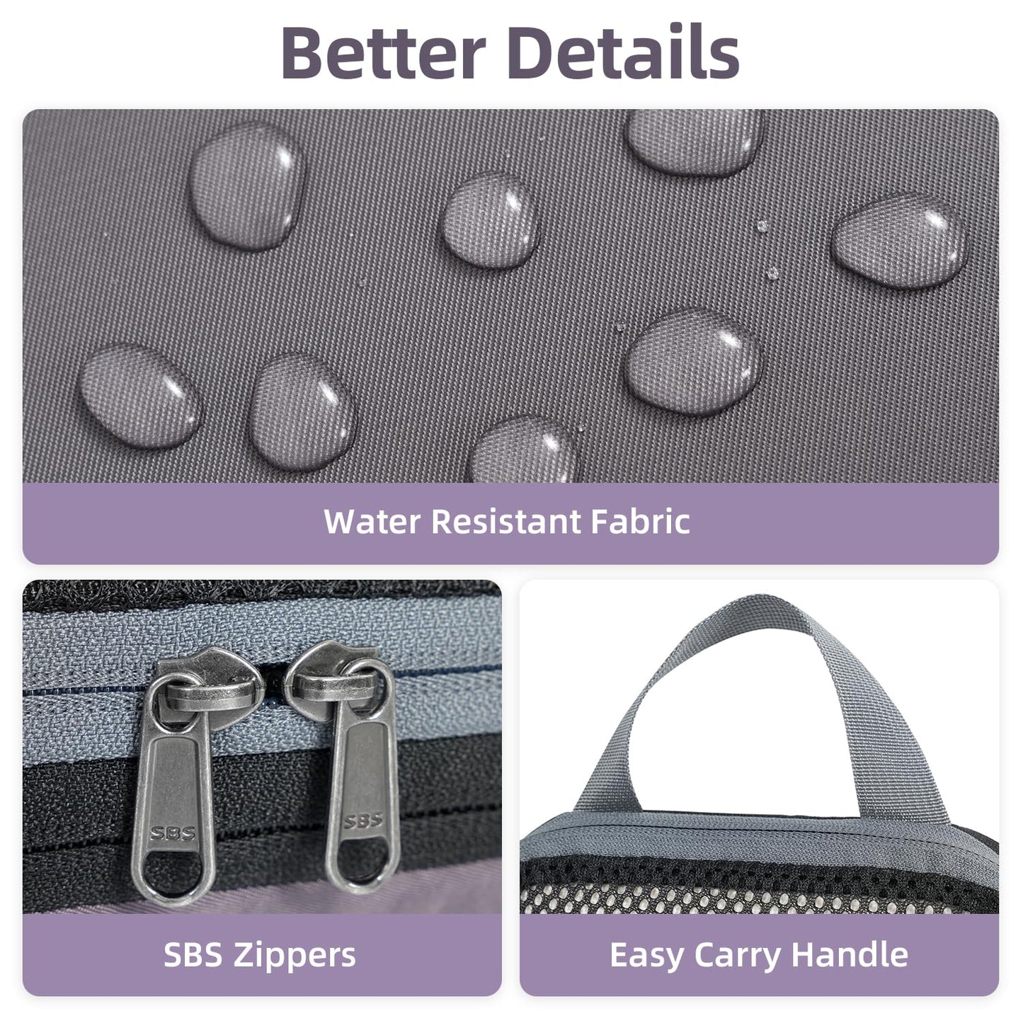 BAGAIL Expandable Travel Compression Cubes Set