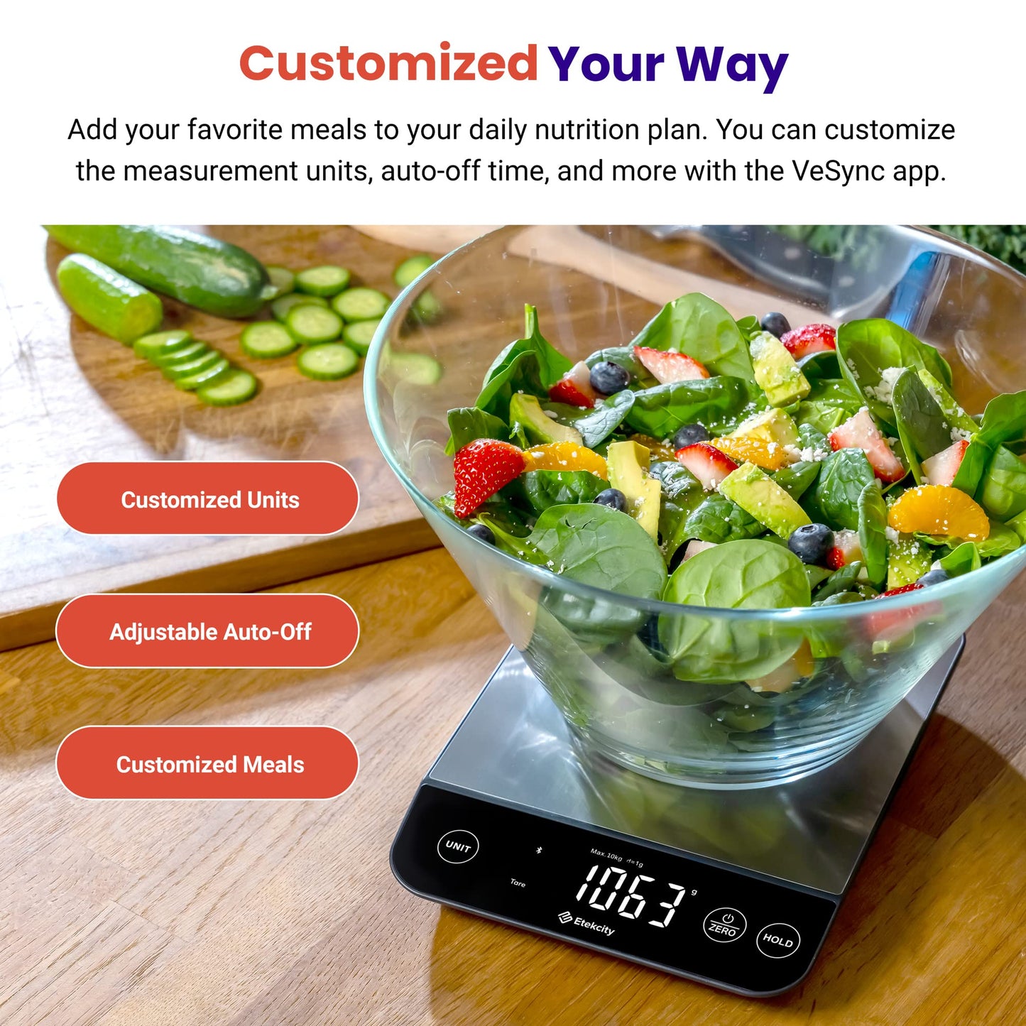 Etekcity Precision Scale: Grams & Ounces Master