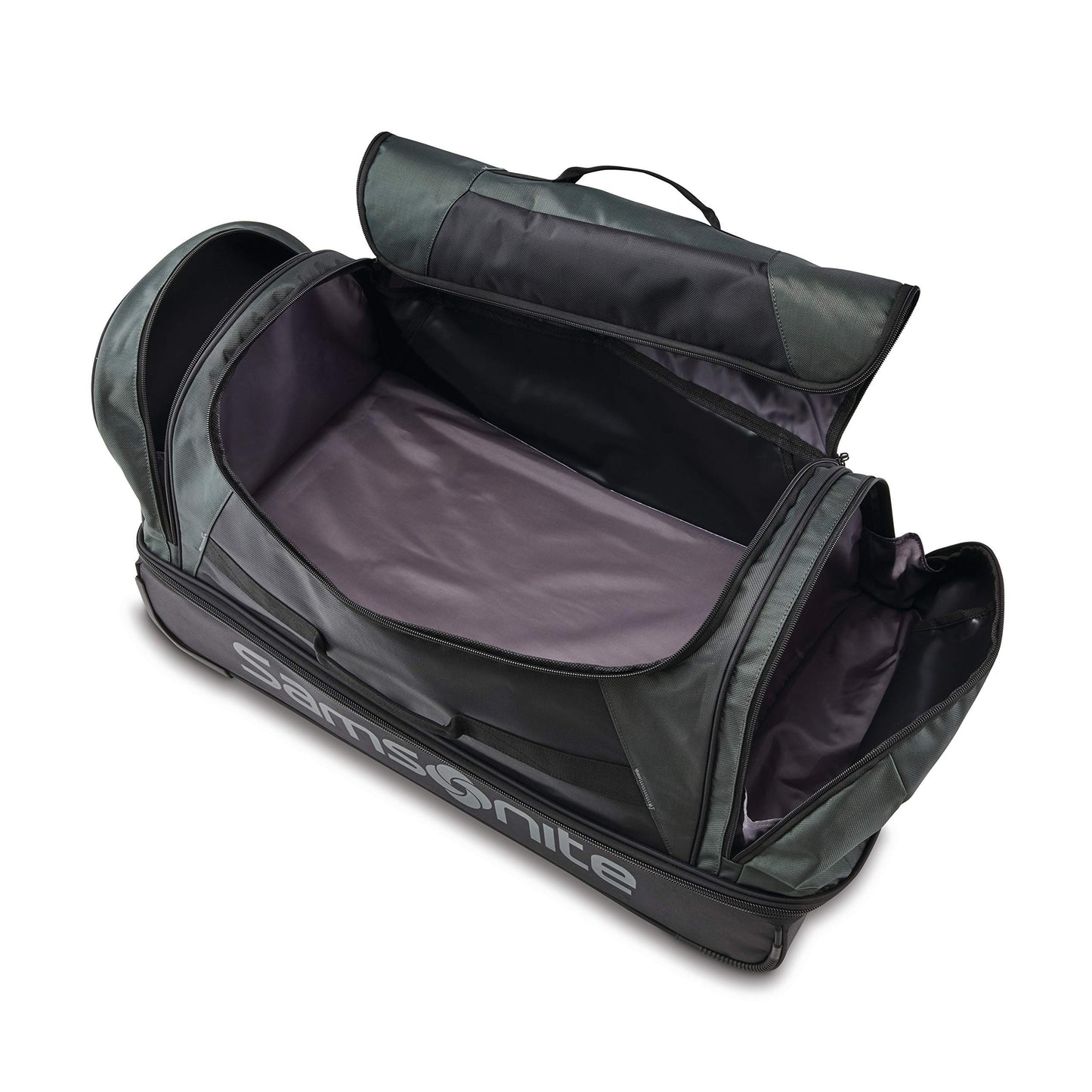 Andante 2 Rolling Duffel - 22 Sleek Black Travel Bag