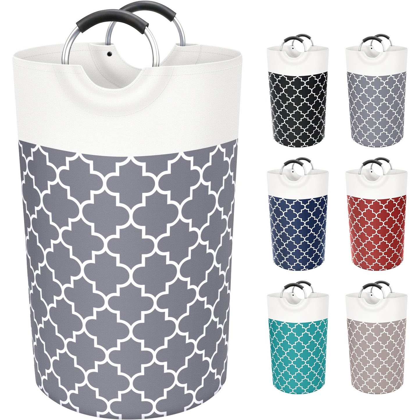 Collapsible Hamper Bag - Grey